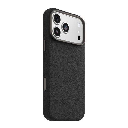 Funda para móvil OtterBox Symmetry Cactus Leather Cover case Piel de cactus Negra para iPhone 17 Pro Max