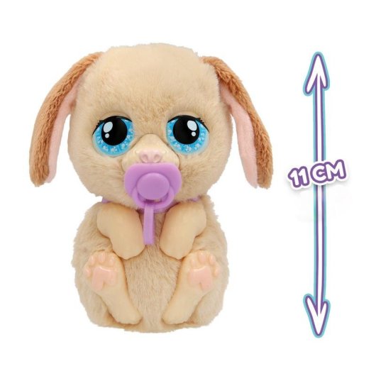 Cão de pelúcia interativo IMC Toys Baby Paws Just Born Puppy sonoro