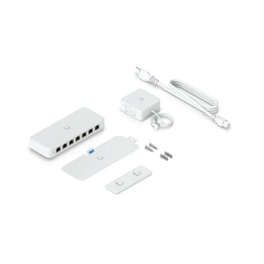 Switch Ubiquiti Ultra 60W 8 Ports Gigabit PoE Layer 2 weiss