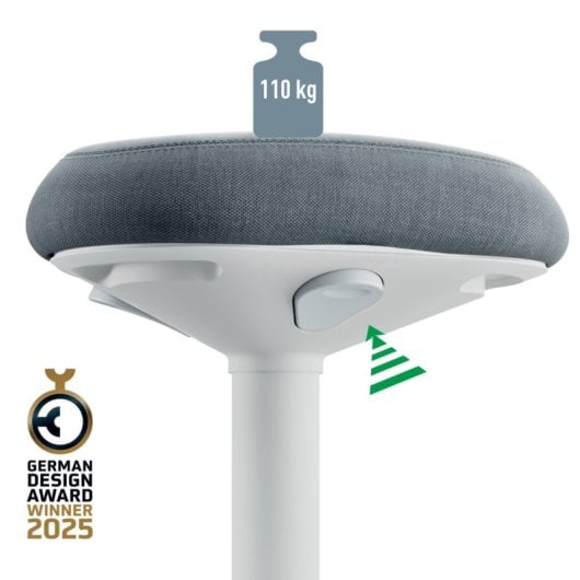 Taburete Leitz Ergo Active Altura Regulable Ergonómico