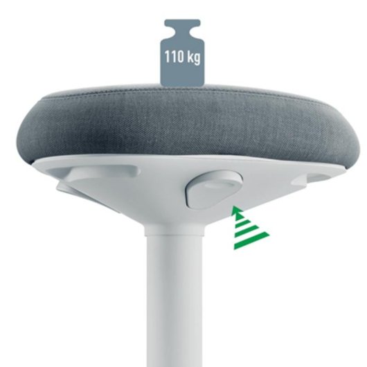 Taburete Leitz Ergo Active Altura Regulable Ergonómico