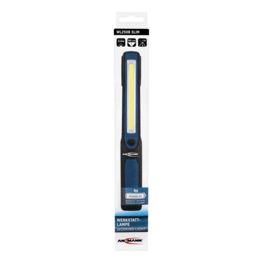 Lanterna Ansmann WL250B Preto Azul COB LED 3W IPX3 215 lm