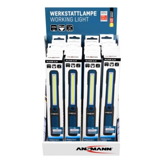 Lanterna Ansmann WL250B Preto Azul COB LED 3W IPX3 215 lm