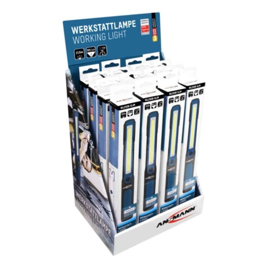 Lanterna Ansmann WL250B Preto Azul COB LED 3W IPX3 215 lm