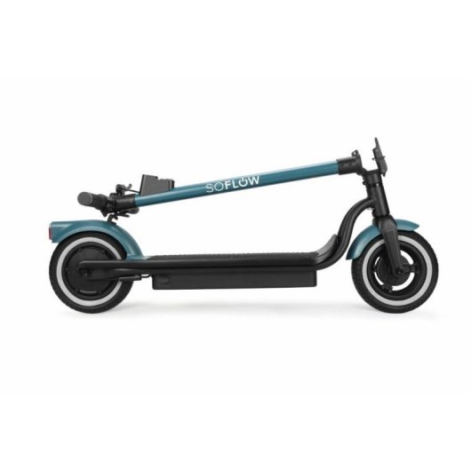 Patinete électrique SoFlow SO2 Air Max 500W Autonomie 80km Roues 254mm Noir Bleu Gris