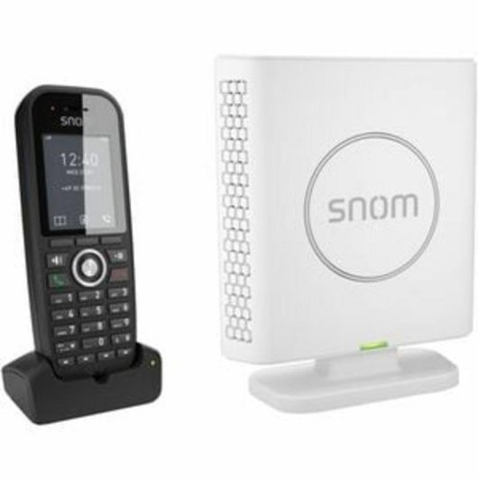 Telefon Snom M430 Kabellos Lautsprecher 100 Kontakte Schwarz Weiss