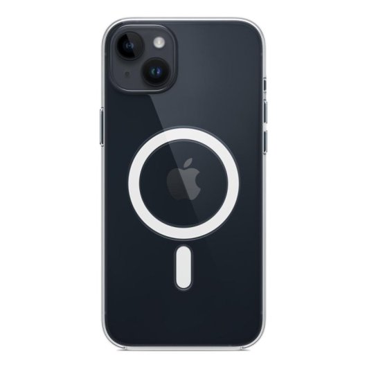 Funda per smartphone Apple Cover Policarbonato Trasparente MagSafe per iPhone 14 Plus
