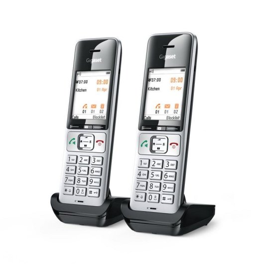 Telefon Gigaset COMFORT 500HX duo DECT analog Lautsprecher 200 Kontakte