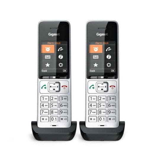 Telefon Gigaset COMFORT 500HX duo DECT analog Lautsprecher 200 Kontakte