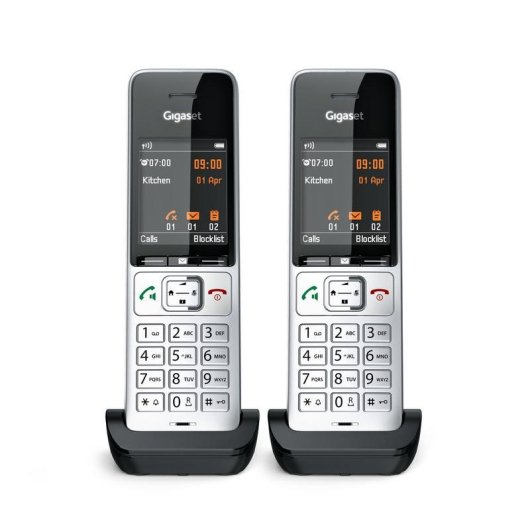Telefon Gigaset COMFORT 500HX duo DECT analog Lautsprecher 200 Kontakte