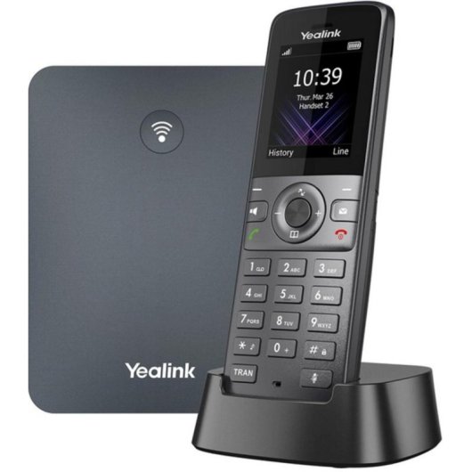 Telefono IP Yealink W74P Grigio Wireless Base DECT Bluetooth