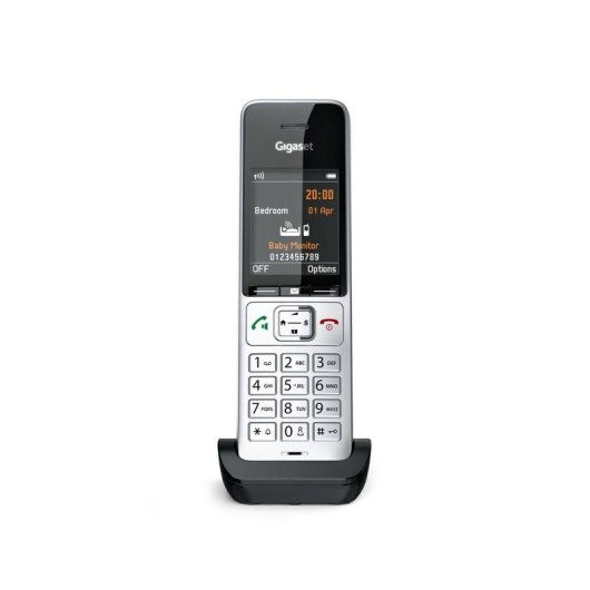 Telefon Gigaset COMFORT 500HX DECT Analog Lautsprecher 200 Kontakte