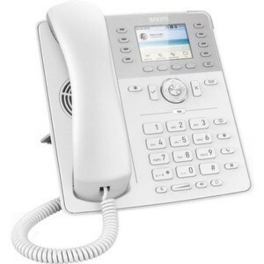 Téléphone IP Snom D735 Blanc Gigabit Ethernet Écran TFT