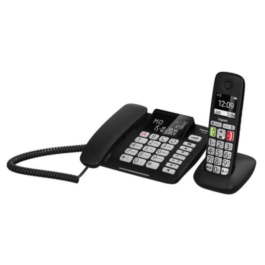 Téléphone Gigaset DL780 Plus DECT Analogique Sans Fil Haut-parleur Noir