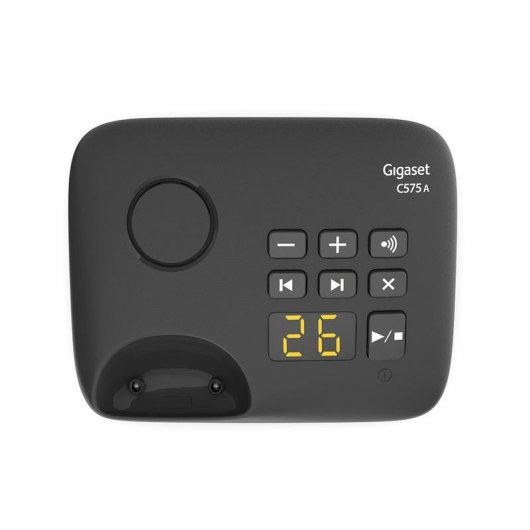 Telefon Gigaset C575A DECT Schnurlos Freisprechen 200 Kontakte Schwarz