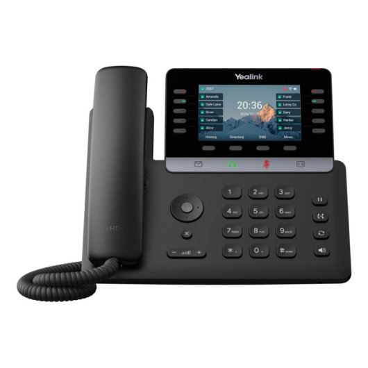 Téléphone IP Yealink T74U Ecran Couleur 4.3" Gigabit USB Noir