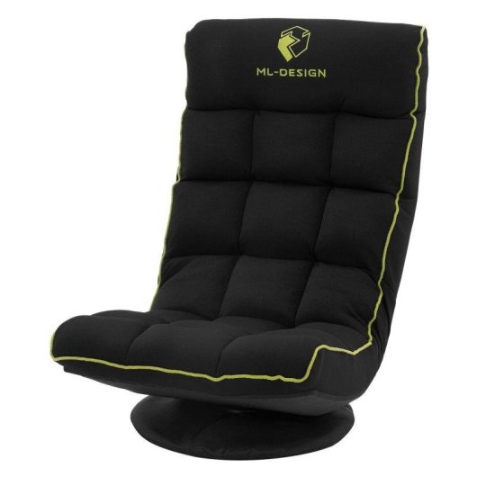 Silla de suelo gaming ML Design Giratorio 360° Ajustable Plegable