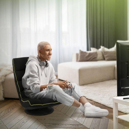 Silla de suelo gaming ML Design Giratorio 360° Ajustable Plegable