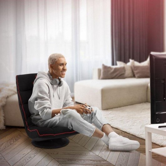 Silla de suelo gaming ML Design Giratoria 360° Ajustable Ergonómica