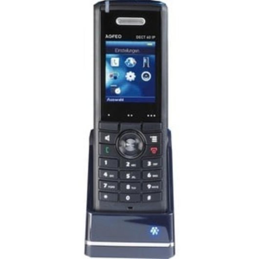 Téléphone AGFEO DECT 60 IP Noir 100 contacts écran 2 pouces