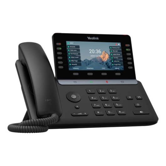 IP-Telefon Yealink T85W Schwarz 5.5 Bluetooth 5.0 Wi-Fi 6