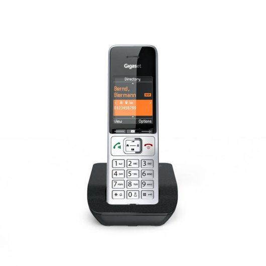 Telephone Gigaset COMFORT 500 DECT Sans Fil Haut-parleur Noir Argent