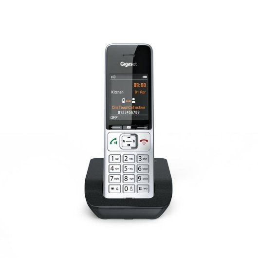 Telephone Gigaset COMFORT 500 DECT Sans Fil Haut-parleur Noir Argent