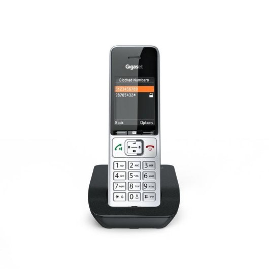Telephone Gigaset COMFORT 500 DECT Sans Fil Haut-parleur Noir Argent