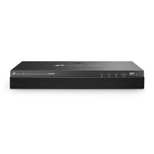 Grabadora NVR para Cámara IP TP-Link VIGI NVR2008H-8MP 8 canales 4K 32TB HDD PoE