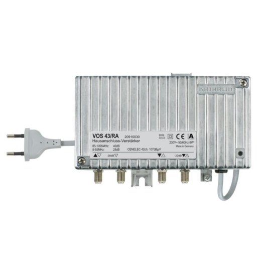 Verstärker Kathrein VOS 43/RA F 5W 1 Port IP50 Metall