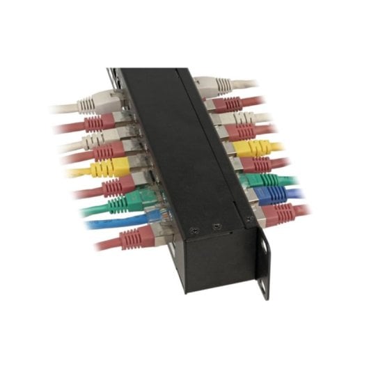 Patchpanel Delock 43295 24 Ports Cat6 1U Schwarz