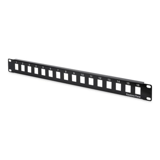 Panneau de brassage Digitus 16 ports rack 1U noir SPCC