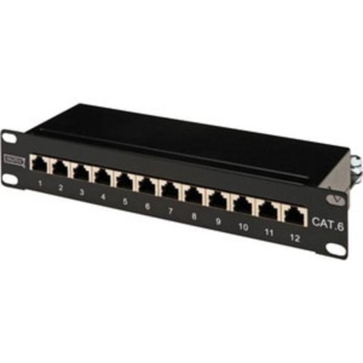 Patchpanel Digitus CAT 6 Klasse E Geschirmt 12 Ports 1U