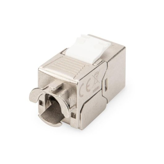 Modulo Keystone Digitus CAT 6A Schermato Montaggio Senza Attrezzi Argento