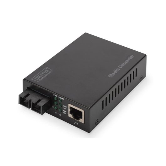 Tarjeta de Red Digitus Convertisseur Gigabit RJ45 SC 1000 Mbit s Multimode 500 m