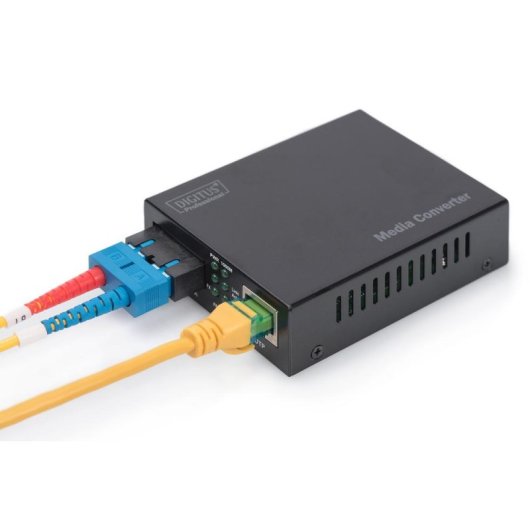 Tarjeta de Red Digitus Convertisseur Gigabit RJ45 SC 1000 Mbit s Multimode 500 m