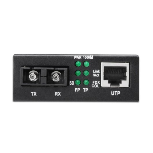 Tarjeta de Red Digitus Convertisseur Gigabit RJ45 SC 1000 Mbit s Multimode 500 m