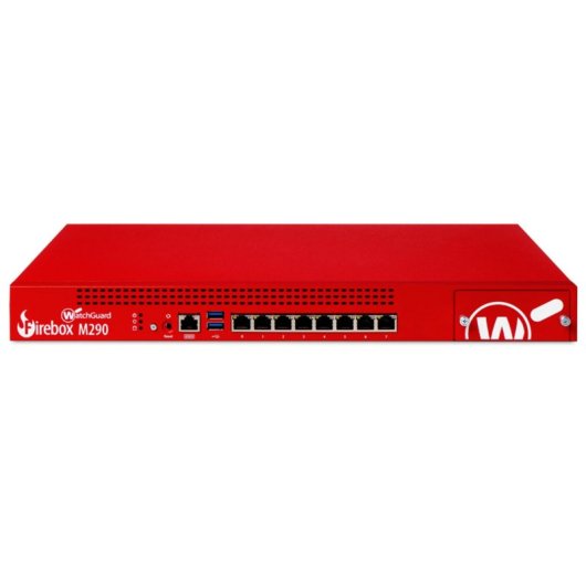 Cortafuegos WatchGuard Firebox M290 con 8 Puertos Ethernet y Rendimiento 1,18 Gbit/s