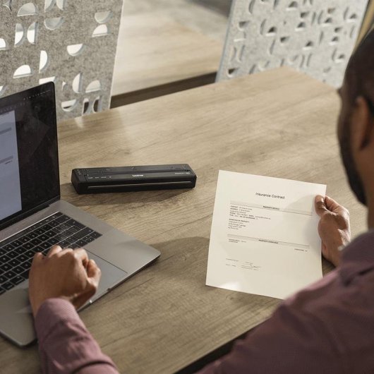 Imprimante thermique portable USB Brother PJ822 impression A4 codes-barres 2D