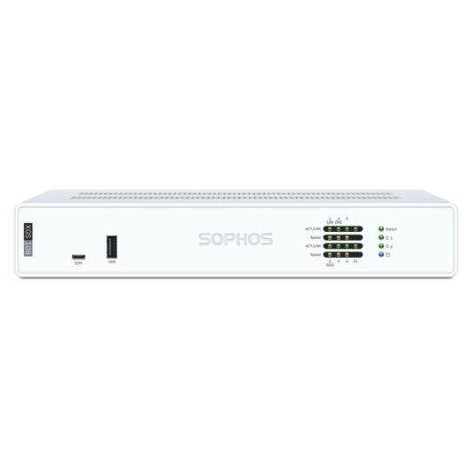 Cortafogo Sophos XGS 108 12,5 Gbit/s 6 portas LAN 2,5 Gbit/s