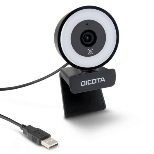 Webcam Dicota D32066 5MP 4K Ultra HD USB 2.0 Autofocus Microfone