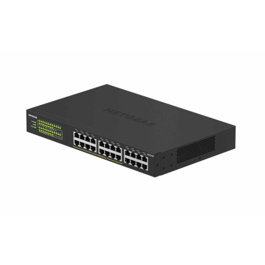 Conmutador Ethernet NETGEAR GS324P 24 Puertos Gigabit PoE+ Montaje en Rack