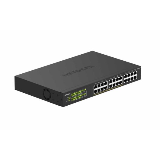 Conmutador Ethernet NETGEAR GS324P 24 Puertos Gigabit PoE+ Montaje en Rack