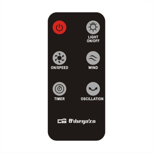 Coluna de Ar Orbegozo TWM 1050 45W 3 Velocidades Comando Silenciosa Temporizador