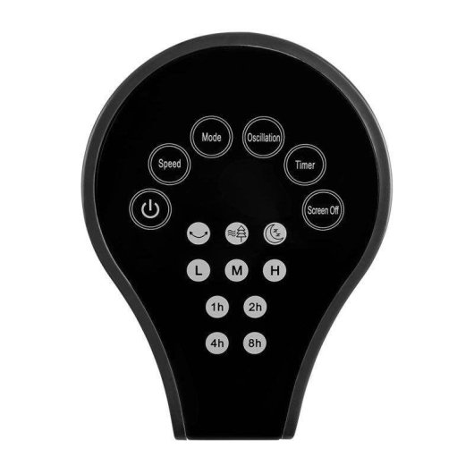 Coluna de Ar Orbegozo TWM 1050 45W 3 Velocidades Comando Silenciosa Temporizador