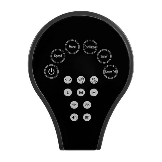 Ventilador de Torre Orbegozo TWM 1050 45W 3 Velocidades Mando a Distancia Silencioso Temporizador