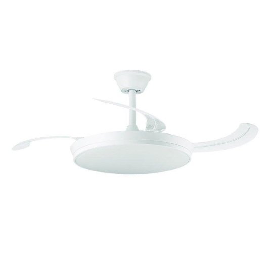 Ventilateur de Plafond avec Lumière Orbegozo CP 158105 30W 105cm 6 Vitesses Pales Rétractables Télécommande