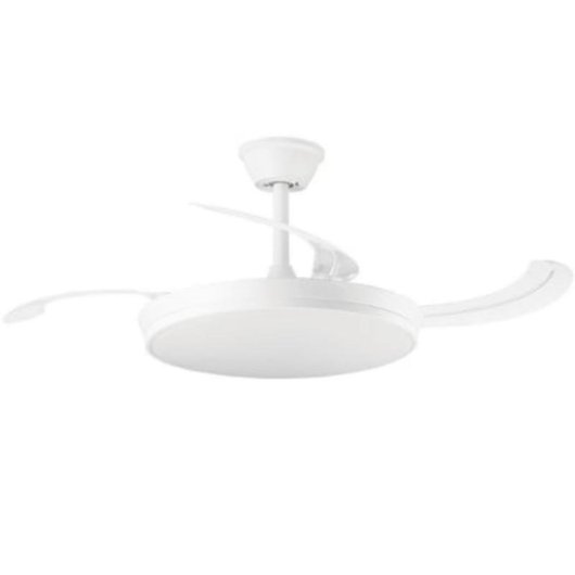 Ventilateur de Plafond avec Lumière Orbegozo CP 158105 30W 105cm 6 Vitesses Pales Rétractables Télécommande
