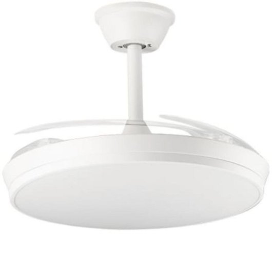 Ventilateur de Plafond avec Lumière Orbegozo CP 158105 30W 105cm 6 Vitesses Pales Rétractables Télécommande