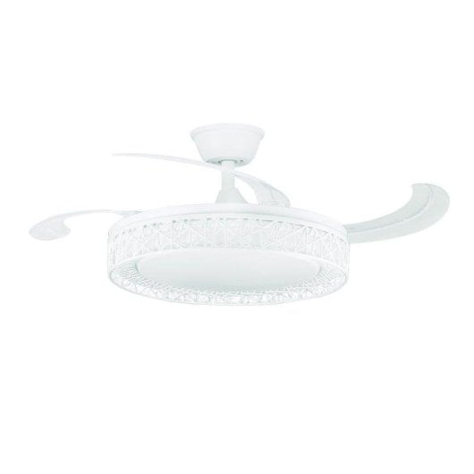 Ventilatore da Soffitto Orbegozo CP 164105 30W 6 Velocità Pale Retrattili LED Silenzioso
